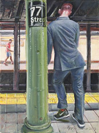 YIANNIS NOMIKOS (1949 - ) Subway (Pair).